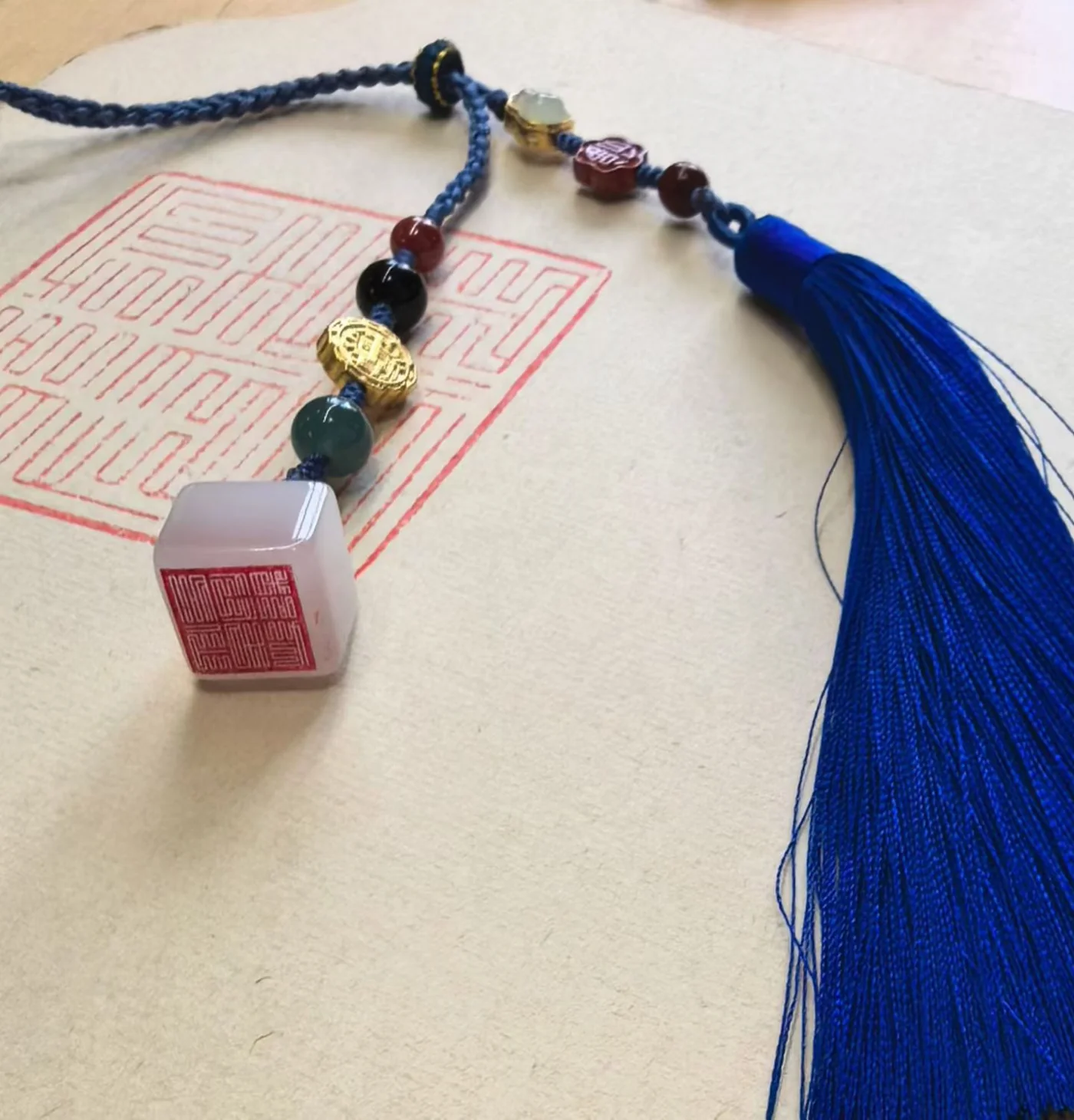 The Blue Tassel Seal
